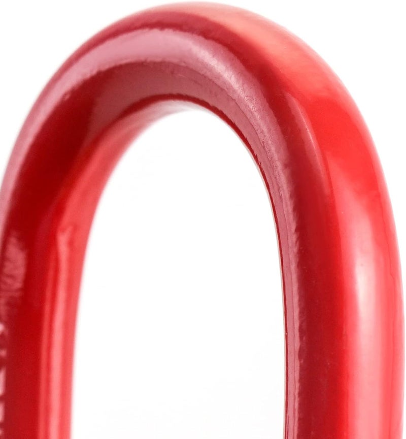 EGV Chain Link - 1 Pack, 24250 lbs, Grade 80 Steel Heavy-Duty Chain Lifting Ring for Rigging Lifting - Red（11T） - Image 2
